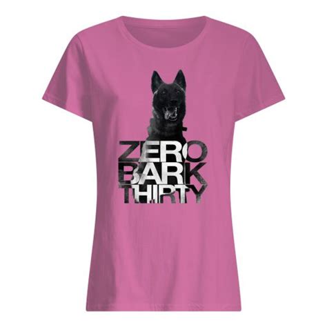 Zero bark thirty belgian malinois military dog hero shirt