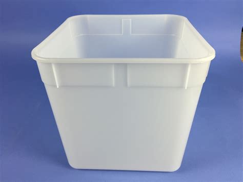 PC10SQ - 10 Litre Square Ice cream Container - Bristol Plastic ...