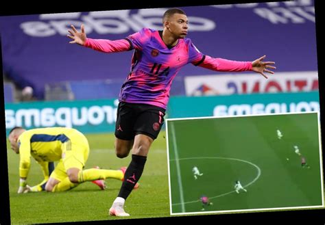 Kylian Mbappe shows off blistering pace in counter-attack goal from halfway line during PSG's ...