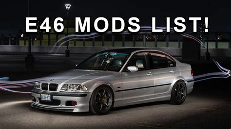 Mods on my BMW e46 330i - YouTube