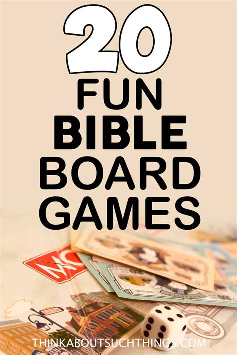 20 Best Bible Board Games To Rock Game Night | Think About Such Things