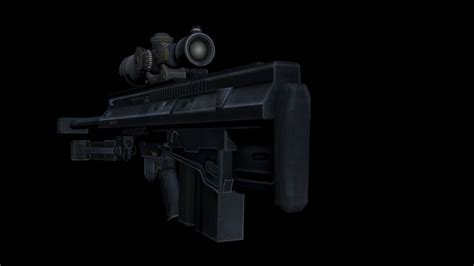 Barrett XM500 Sniper Rifle 3D Model $6 - .fbx - Free3D