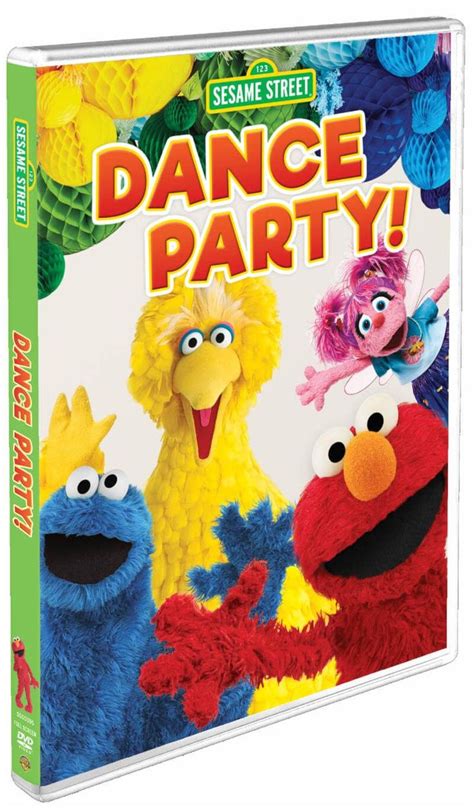 Sesame Street Dance Party DVD | Dance party, Sesame street, Kids dance