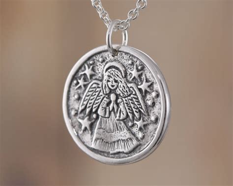 Sterling Silver Angel Charm or Sterling Silver Angel Necklace