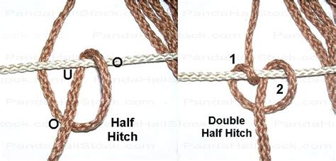 Guide on how to tie a double half hitch knot and one frequently used ...