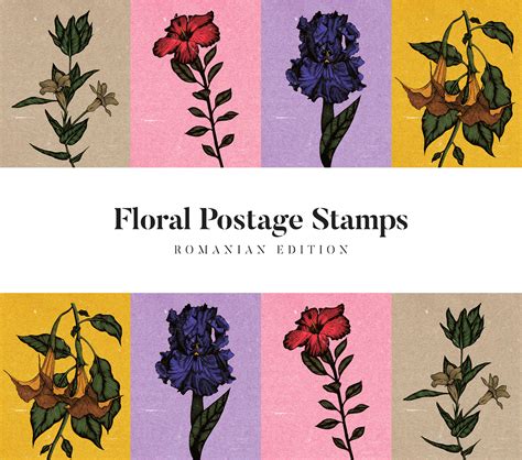 Floral Postage Stamps on Behance