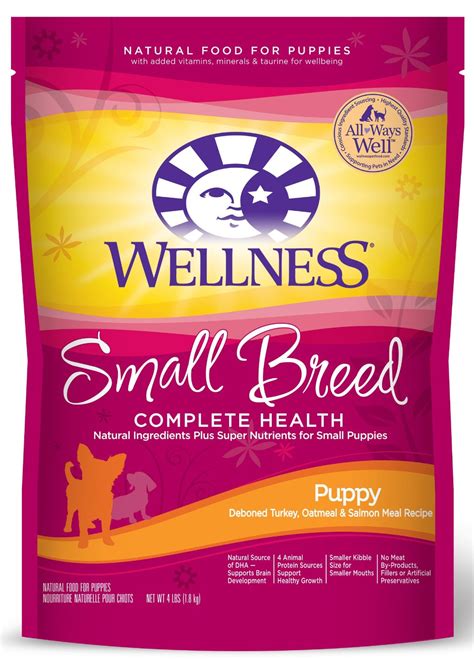 Wellness Complete Health Natural Dry Dog Food, Small Breed Puppy