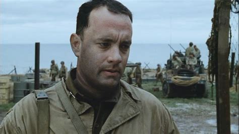 Tom Hanks in Saving Private Ryan | Tom hanks, Saving private ryan ...