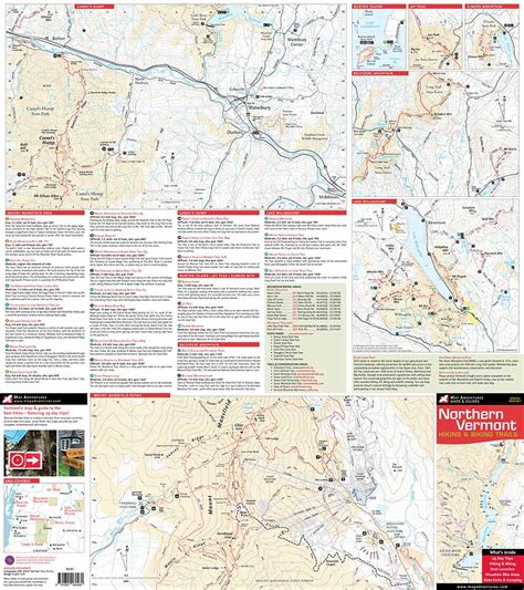 Northern Vermont Hiking Trails - Map Adventures