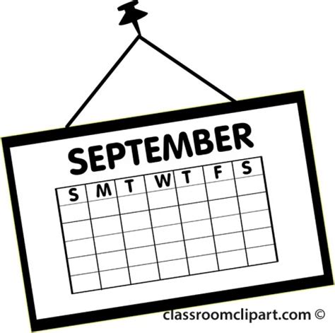 September Calendar Art