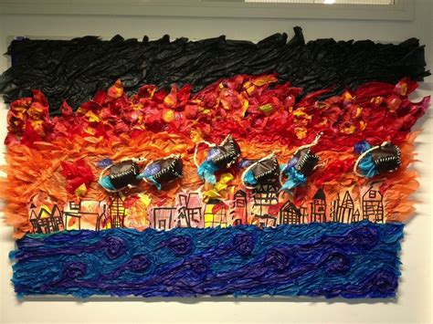 Great fire of london | Great fire of london, Classroom art projects, Fire london