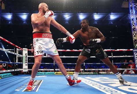 Details of 'Tyson Fury's last fight against Dillian Whyte