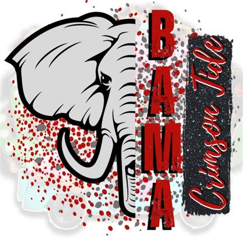 Bama Football PNG Digital Download Design - Etsy