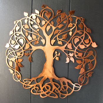 Copper Tree Of Life Wall Art Copper Wall Art, Metal Tree Wall Art, Tree Wall Decor, Wall Art ...