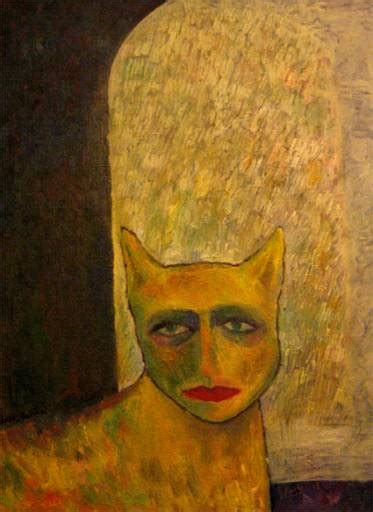 Galina Popova. Painting. Cat