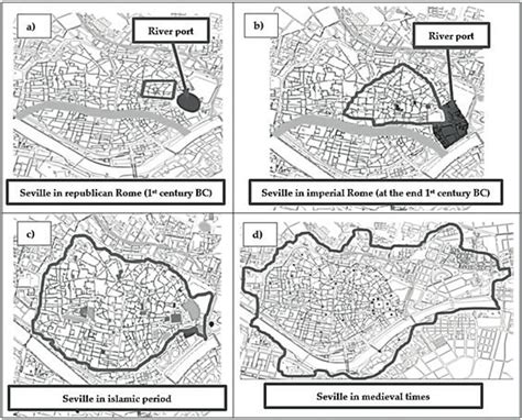 Evolution of Seville throughout history. | Download Scientific Diagram