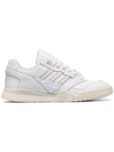 adidas White Chunky Leather Low Top Sneakers - Lyst