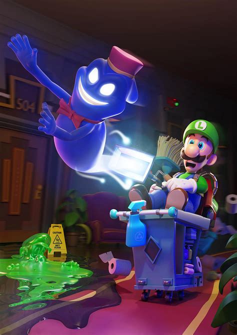 Luigi's Mansion 3 poster created in Blender (HQ image in comments, 9933 ...