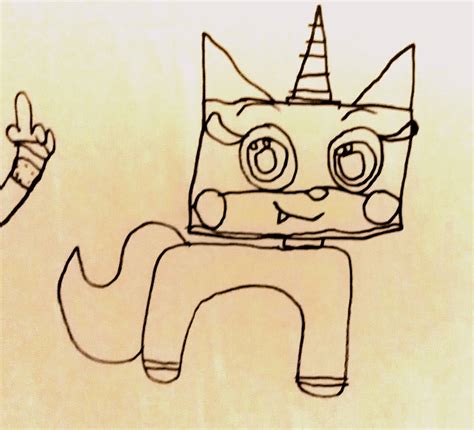 Unikitty Drawing (My First Deviantart Post) by TheBotyRock01 on DeviantArt