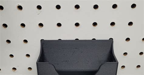 Pegboard Organizer Box Holder by n9dmt | Download free STL model | Printables.com