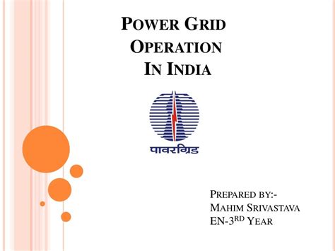 Power grid operation in India