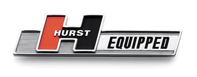Hurst Equipped Emblems - Free Shipping on Orders Over $99 at Summit Racing