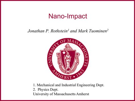 Nanotechnology Impact