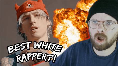 BEST WHITE RAPPER?! MGK - PRESSURE REACTION - YouTube