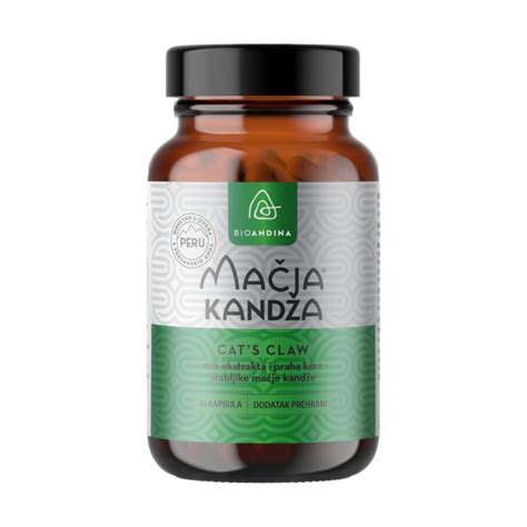 Bioandina Mačja Kandža kapsule - Beauty Pharmacy