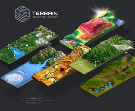 3D Map Generator - Terrain :: Behance