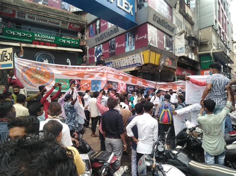 Watch: Karni Sena holds protest against Chinese products in Ahmedabad | DeshGujarat