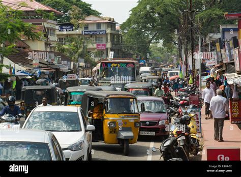 India, Kerala, port city of Cochin. Typical overcrowded streets of Cochin Stock Photo - Alamy