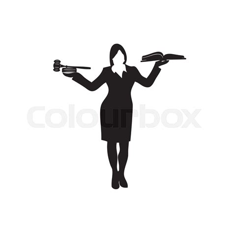 Woman judge | Stock vector | Colourbox