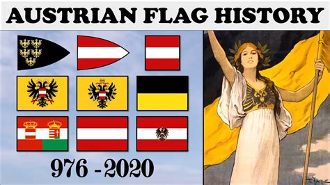 Austrian Flag History. Every Flag of Austria 976-2020. - YouTube