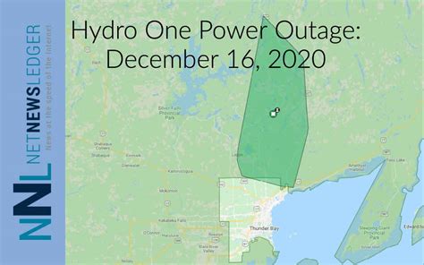 Hydro One Reports Power Outage North of Thunder Bay - NetNewsLedger