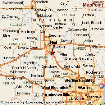 Where is Grand Blanc, Michigan? see area map & more