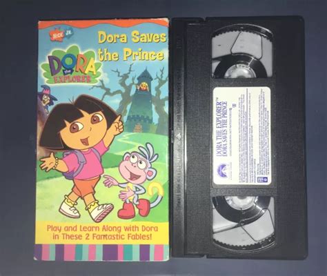 Nick Jr Dora The Explorer Saves The Prince Vhs Video Tape Nickelodeon ...