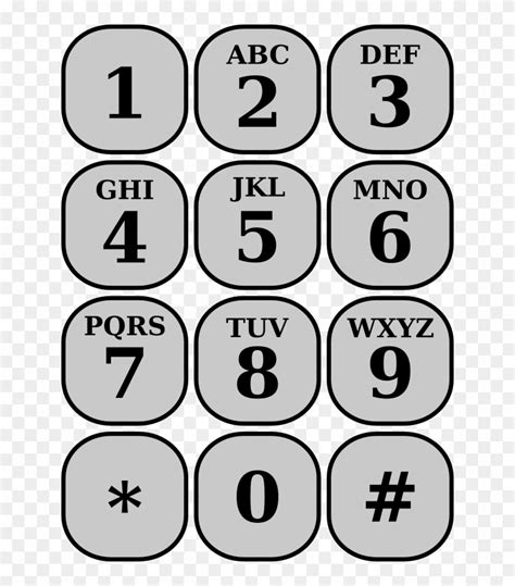 File - Telephone-keypad - Phone Keypad, HD Png Download - 640x876(#465062) - PngFind