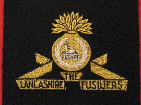 LANCASHIRE FUSILIERS BLAZER BADGE - Hill Military Medals