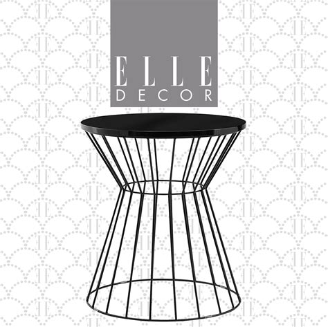 Elle Decor Lulu Modern Round Metal Accent End Table, Black - Walmart.com