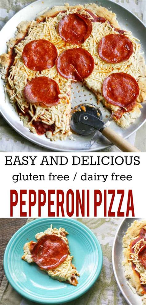 Pepperoni Pizza - Gluten Free, Dairy Free and Egg Free. - The Pretty Bee