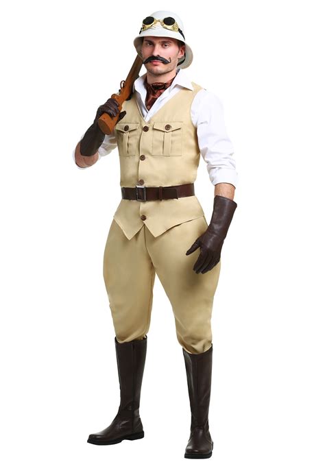 Safari Hunter Plus Size Costume for Men 2X