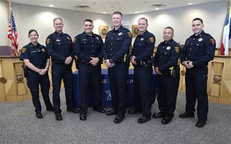 College Station Police Department welcomes five new officers