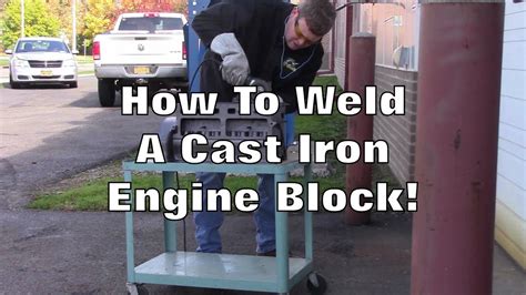 Cast Iron Engine Block Repair - YouTube