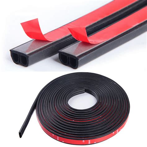 3m 4m Waterproof Car Door Rubber D Type Air Seal Strip Auto ...