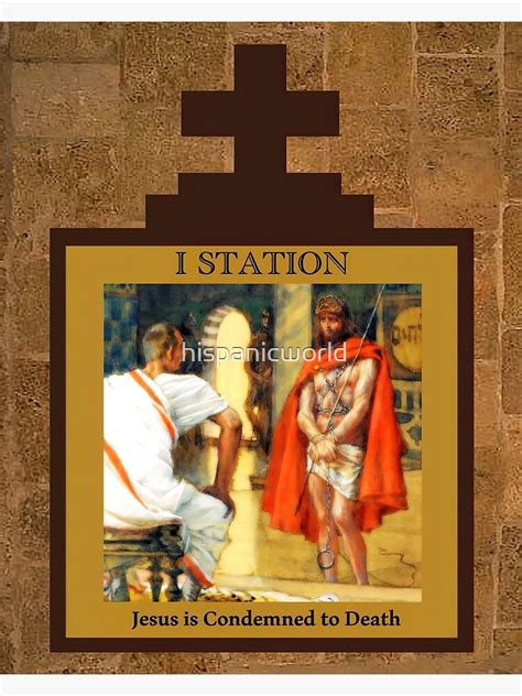 "Stations of the Cross - Via Crucis #1 of 15" Poster for Sale by ...