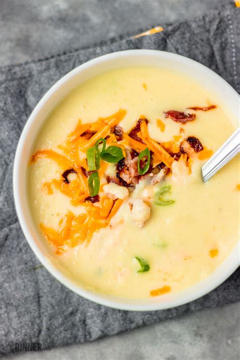 Pressure Cooker Potato Soup - Instant Pot Soup Recipe - The Dinner Bite