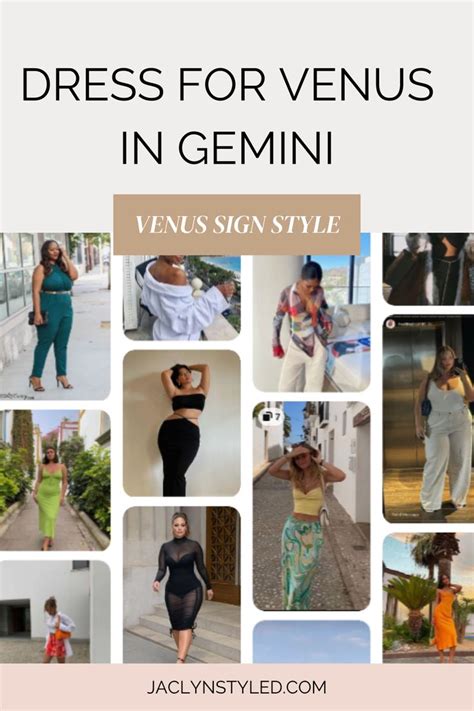 DRESS FOR VENUS IN GEMINI | Venus in gemini, Venus fashion, Venus dresses