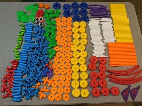 Tinkertoys Plastic Preschool Building Toy Lot HUGE #Tinkertoy | Tinker ...