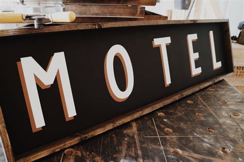 XL Motel Sign | Etsy